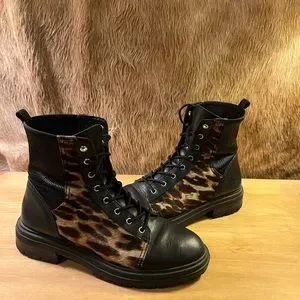 Vince camuto combat boots deals